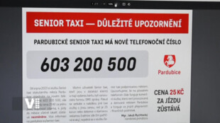 Senior taxi má nové telefonní číslo