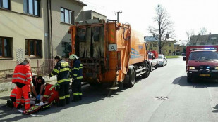 Muže v Chocni zabil mechanismus popelářského vozu