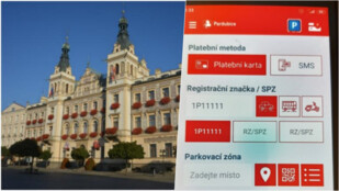 Parkování v Pardubicích zaplatíte přes aplikaci. Upozorní i na konec