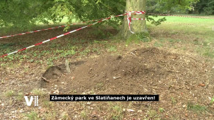 Zámecký park ve Slatiňanech je uzavřen! Co se děje?