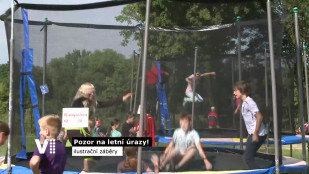 Pozor na letní úrazy! Dětská zranění vznikají často na trampolíně