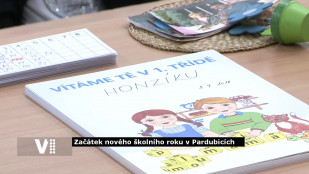 VIDEO: První školní den na ZŠ Štefánikova Pardubice