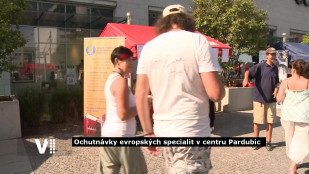 VIDEO: Ochutnávky evropských specialit přímo v centru Pardubic