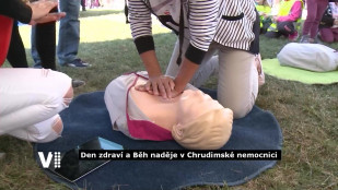 VIDEO: Den zdraví a Běh naděje v Chrudimské nemocnici