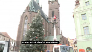 Hradec ožívá vánoční atmosférou. Rozzáří se v neděli