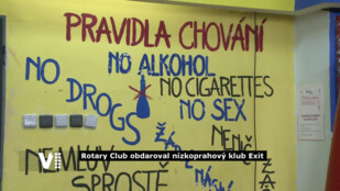 Rotary Club obdaroval nízkoprahový klub Exit. Ten pomáhá dětem