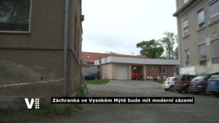 Záchranka ve Vysokém Mýtě bude mít moderní zázemí