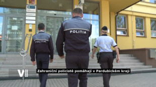 Zahraniční policisté pomáhají v Pardubickém kraji