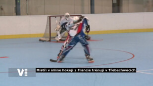 Francouzští mistři v inline hokeji trénují v Třebechovicích