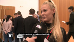 Město Pardubice ocenilo nadané žáky