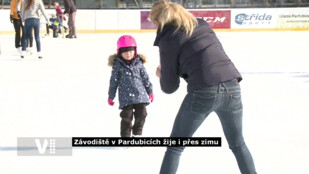 Závodiště v Pardubicích žije i přes zimu