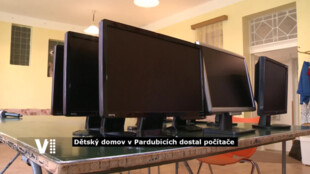 Dětský domov v Pardubicích dostal repasované počítače