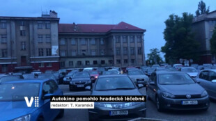 Na hradeckém letišti se promítalo pro LDN