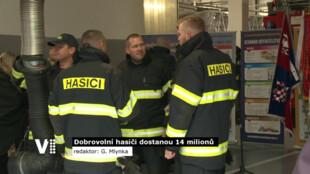 Dobrovolní hasiči dostanou 14 milionů