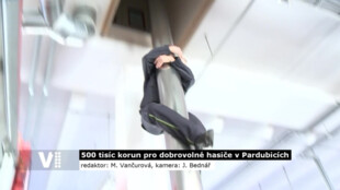 Půl milionu korun pro dobrovolné hasiče v Pardubicích