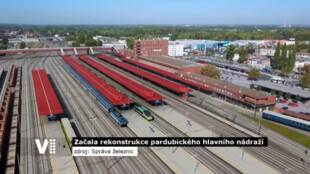 Začala rekonstrukce pardubického hlavního nádraží