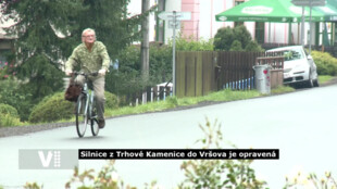 Silnice z Trhové Kamenice do Vršova je opravená