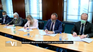 Hotovo! Staronová koalice podepsala smlouvu