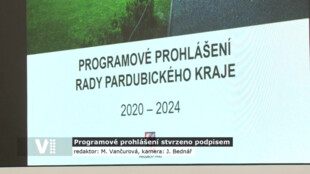 Programové prohlášení stvrzeno podpisem