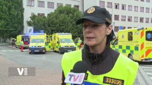 Cvičení IZS na hradeckém magistrátu